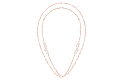 Latte Infiniti Necklace - Rosé Gold