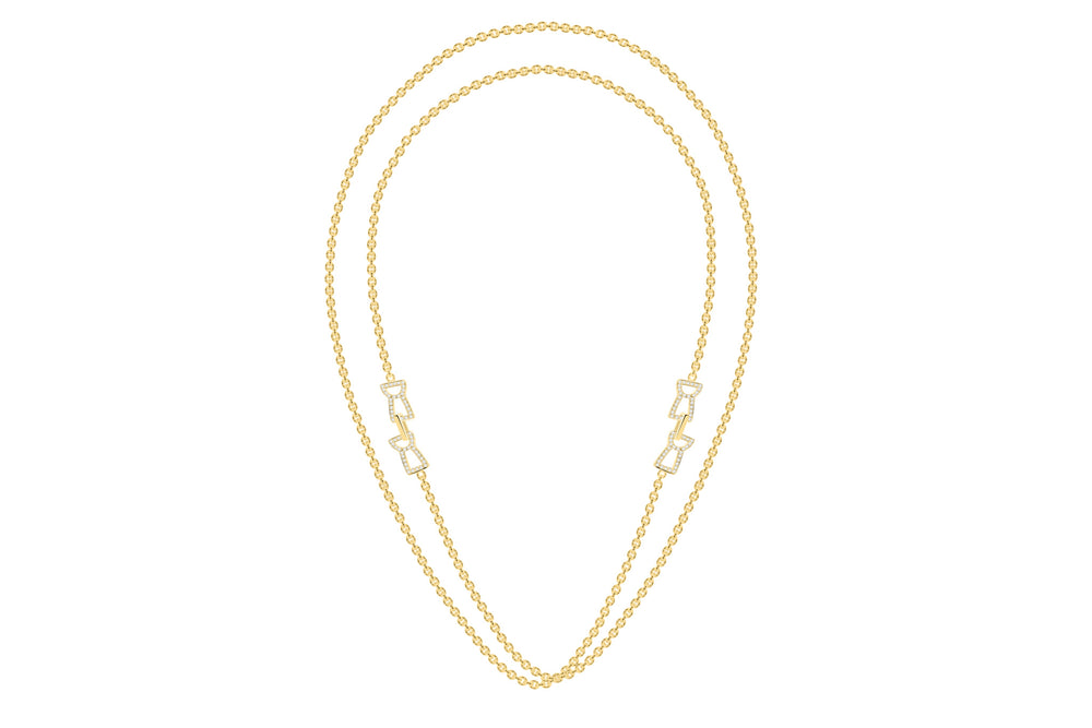 Latte Infiniti Necklace - 24K Gold