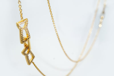 Latte Infiniti Necklace - 24K Gold