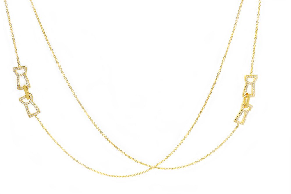 Latte Infiniti Necklace - 24K Gold