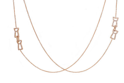 Latte Infiniti Necklace - Rosé Gold