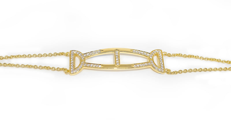 Double Latte Bracelet - 24K Gold
