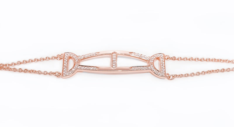 Double Latte Bracelet - Rosé Gold